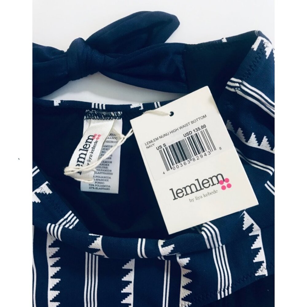 Lemlem Nunu Pouf Top & Bottom in Navy - Small - NWT - Picture 6 of 10